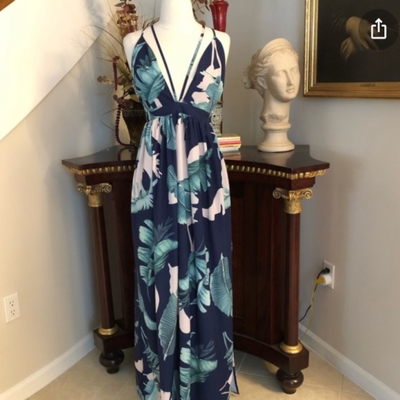 Floral Maxi Dress - Picture 2 of 2